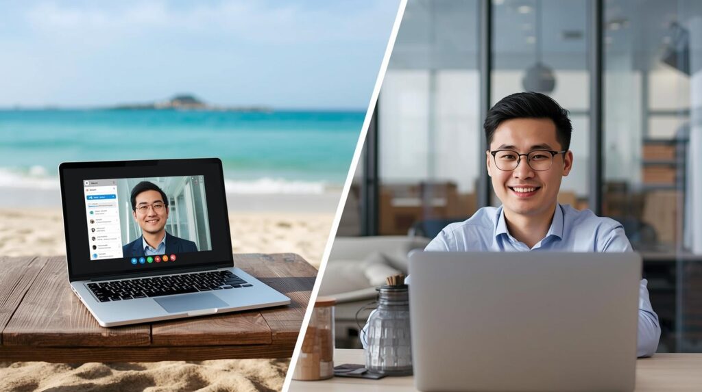 Flexibility Is the New Stability - work from Anywhere ---- Literally !!