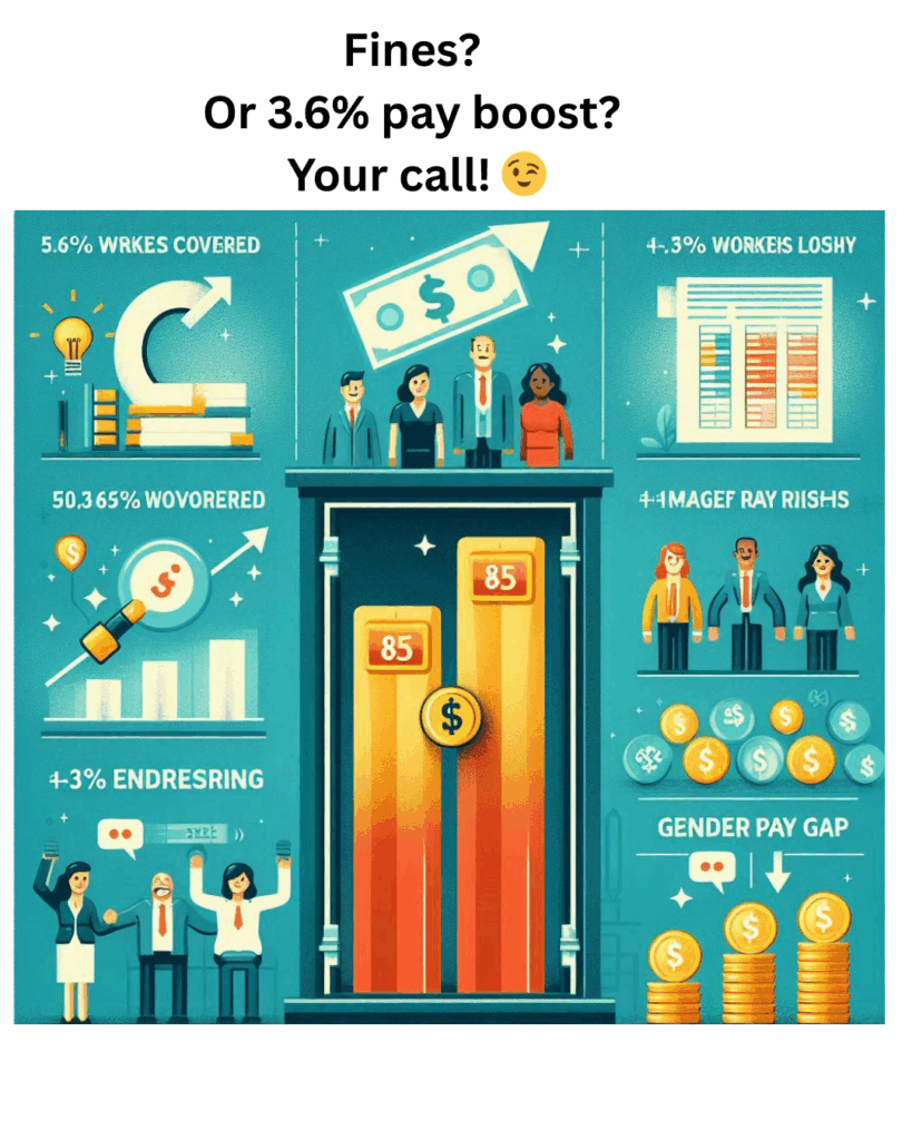 Pay Transparency laws 2026 
Salary rise 3.6% 
Pay Gap Reduction US employers