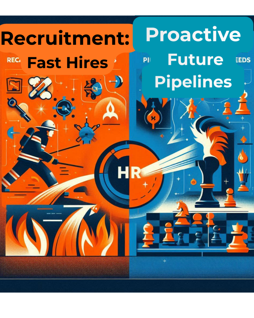 Talent Acquisition vs Recruitment - firefighter vs chess master comparison