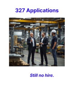 327 Applications. Still no hire.